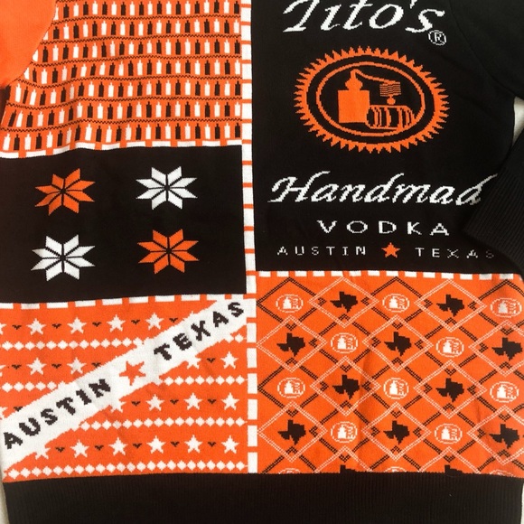 Tito’s Handmade Vodka Official Holiday Sweater! - Picture 3 of 8
